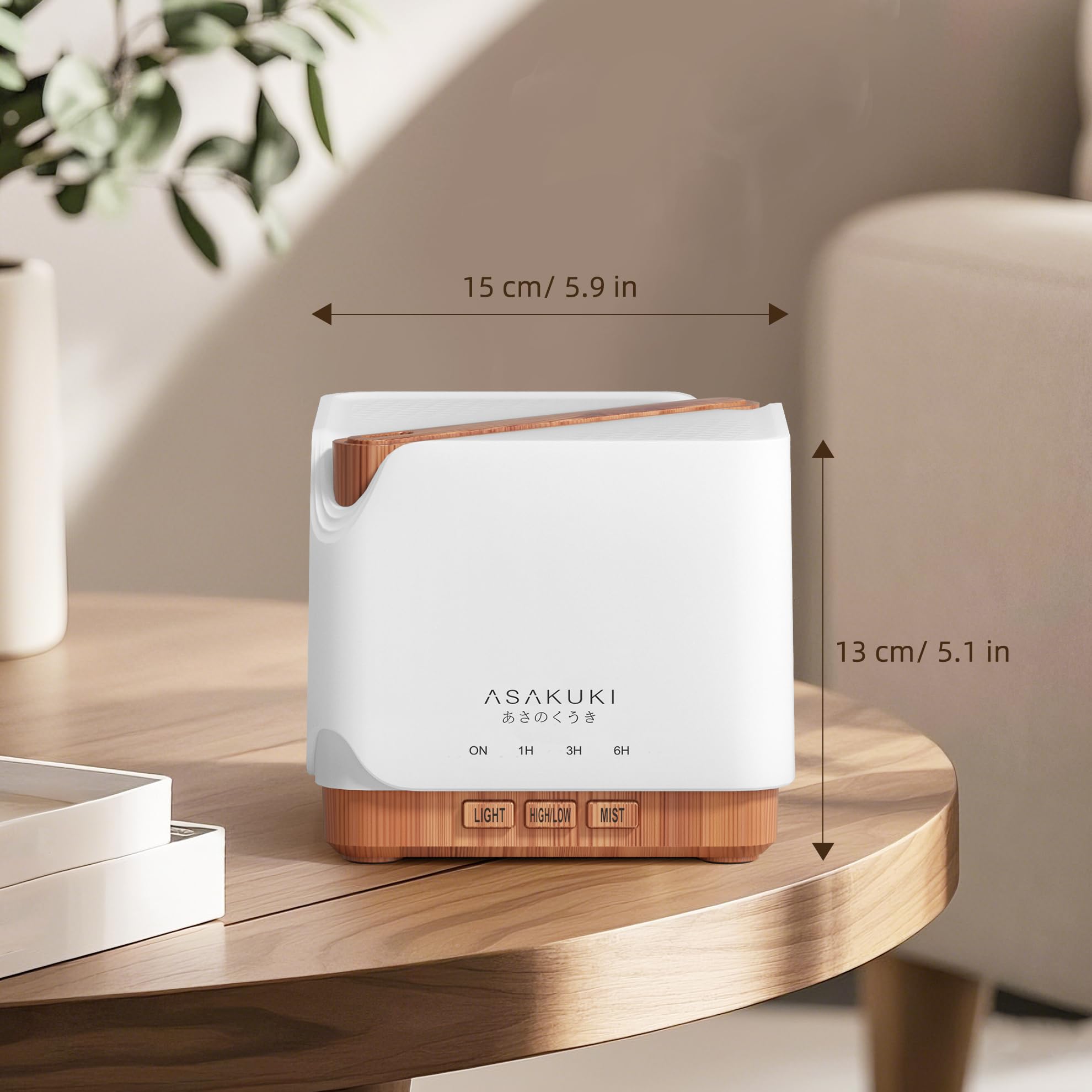 ASAKUKI iluminación LED de 7 colores para crear ambiente relajante
