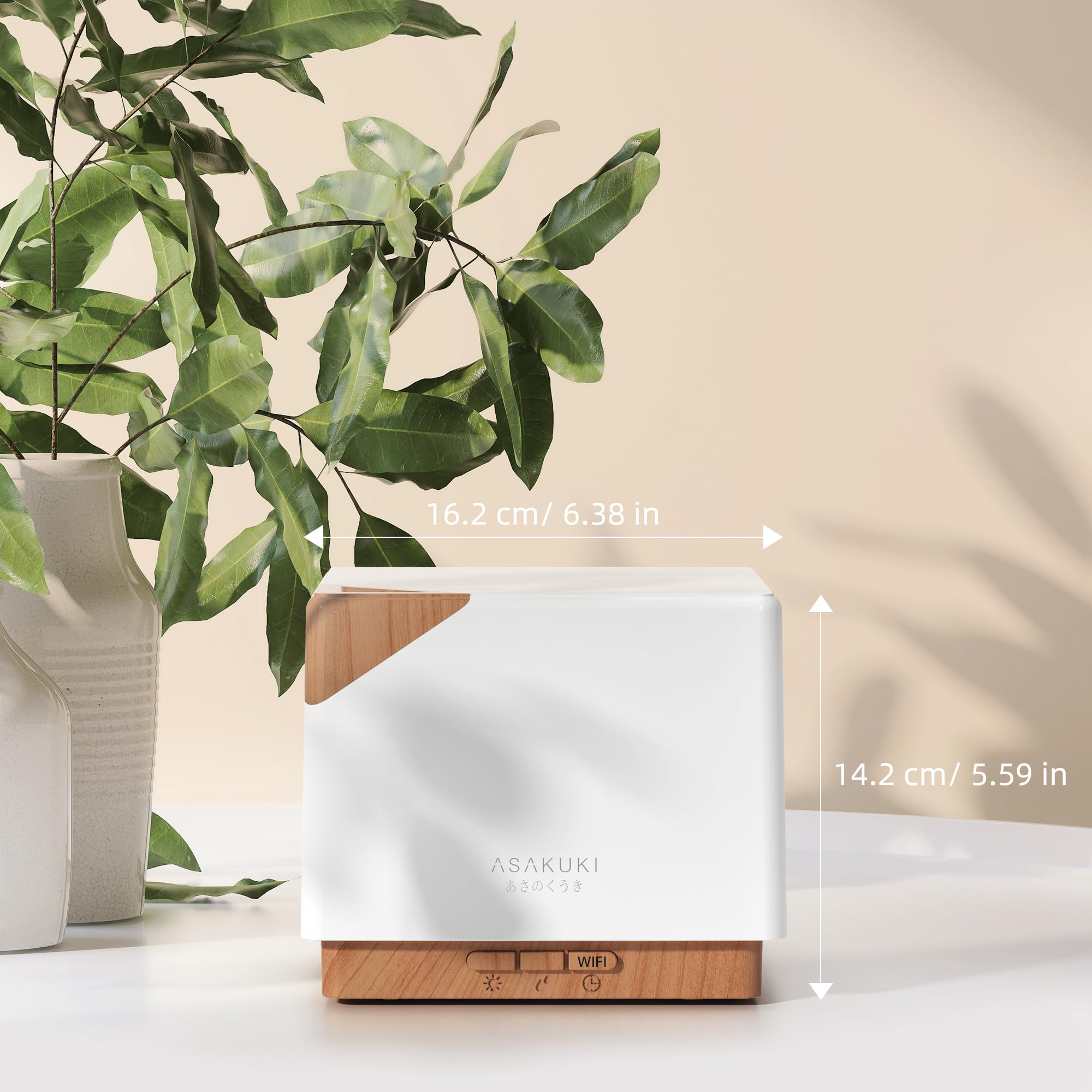 ASAKUKI difusor con diseño moderno para casa u oficina