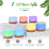 Difusor ASAKUKI con 7 colores de luz para atmósferas personalizadas.