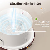 ASAKUKI luces LED de siete colores para crear ambiente relajante.