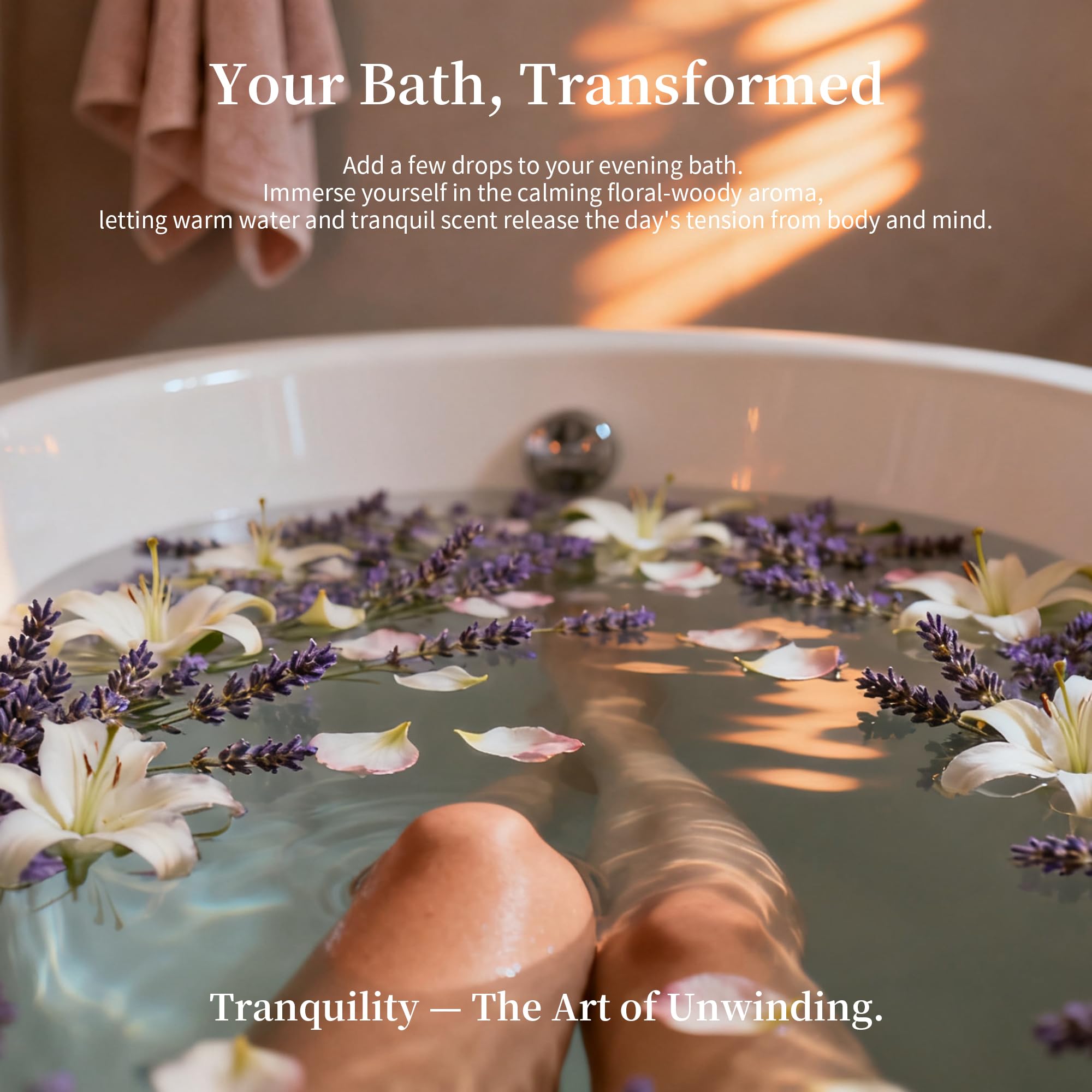 Asanté Labs Tranquilidad: lirio-aroma elegante para ritual nocturno.