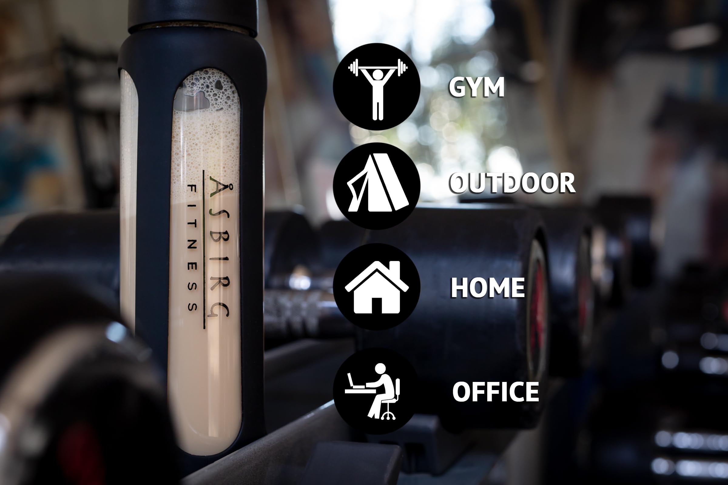 Asbirg Fitness opción práctica para entrenamientos en casa o en el gimnasio.