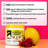Ascent Clean Hydration + Energy, medidor incluido, facilita dosis consistentes para empezar el día.