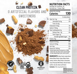 Etiqueta de Ascent con ingredientes simples y sin azúcares añadidos