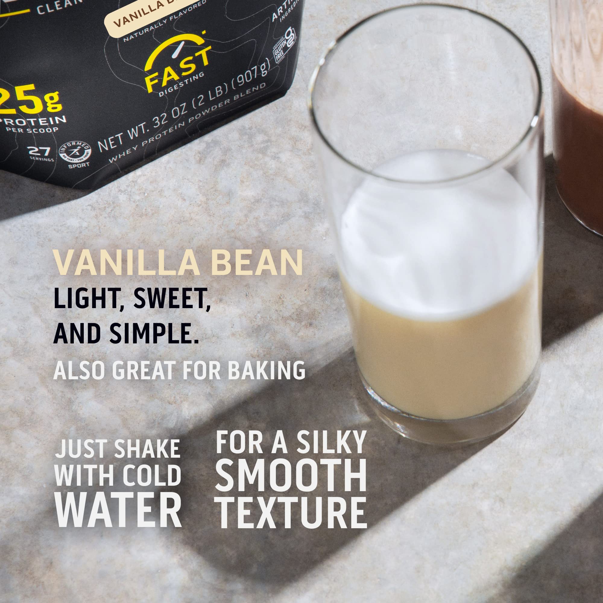 Ascent Whey Vanilla bebida proteica lista para batidos y recetas