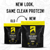 Ascent Whey Vanilla mezcla sedosa en agua fría