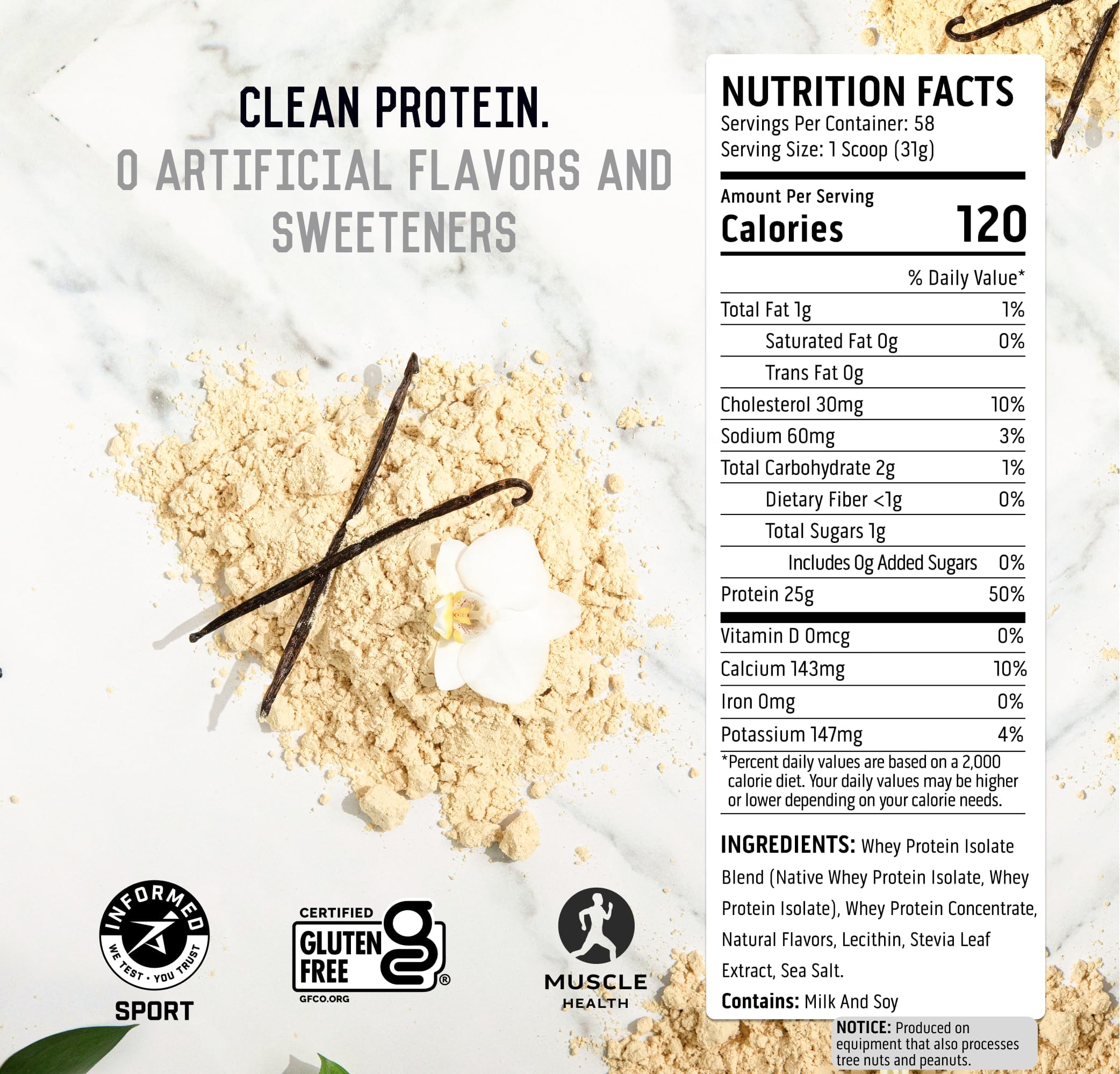 Ascent Whey Vanilla ideal post-entrenamiento para recuperación rápida