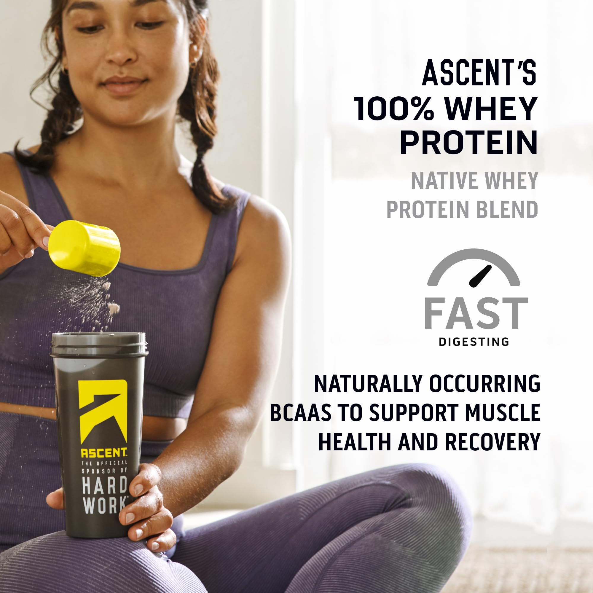 Ascent Whey Vanilla recetas bajas en carbohidratos con proteína
