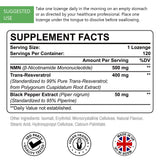 Pastillas Ascuoli NMN-Resveratrol 3 en 1, con absorción mejorada.