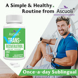 Uso diario con tableta Ascuoli Resveratrol, apoyo a vitalidad.