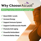 Trans-Resveratrol 99% de pureza de Ascuoli, potencia natural.