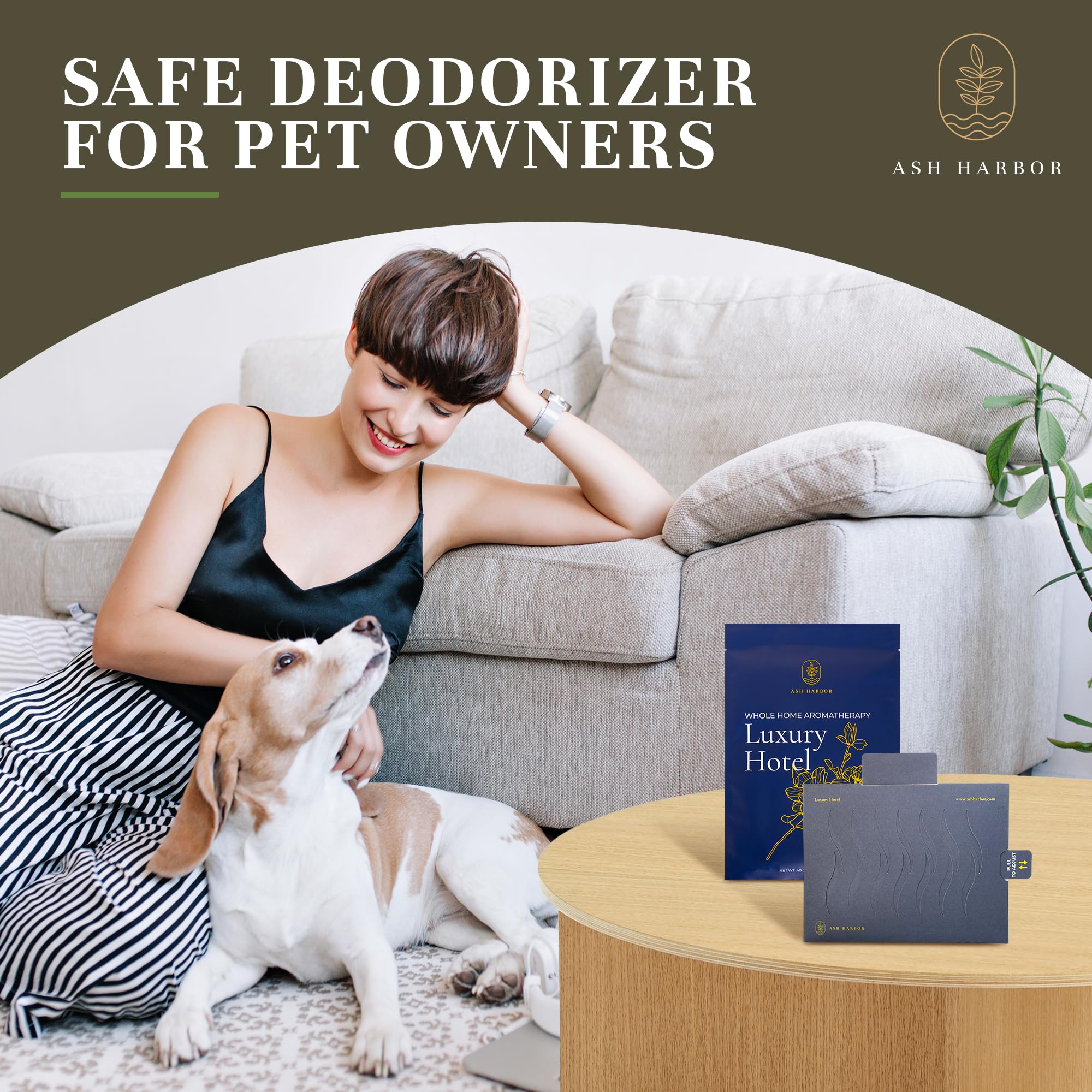 Ash Harbor ambientadores para ventilación de casa, mejora el ambiente sin esfuerzo.