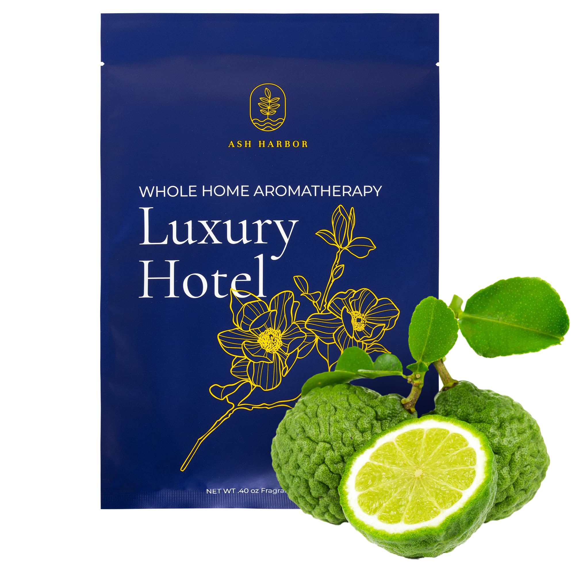 Ash Harbor lujo hotel aromaterapia cuatro difusores en empaque, aroma suave para espacios amplios.