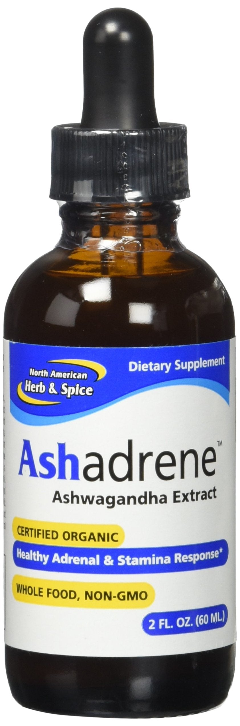 Etiqueta orgánica certificada de Ashadrene garantizando calidad