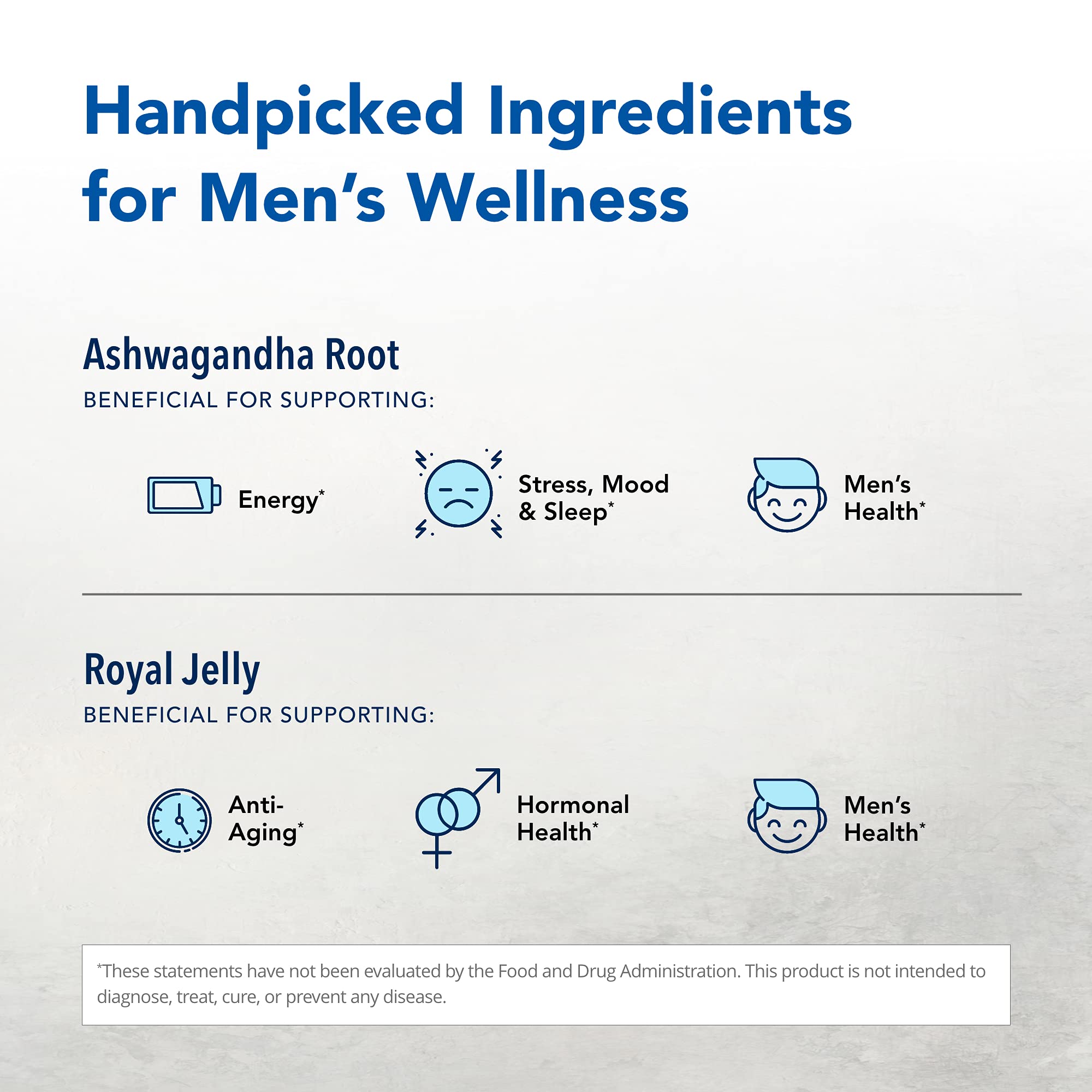 Ingredientes naturales de Ashadrene: royal jelly y yacón para potencia suave