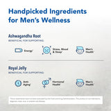 Ingredientes naturales de Ashadrene: royal jelly y yacón para potencia suave