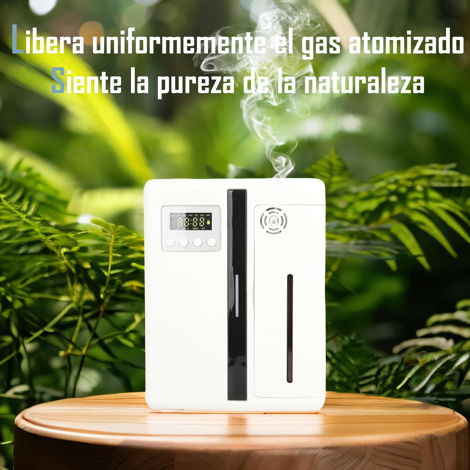 Asixxsix difusor con ventilador integrado, difusión constante para habitaciones grandes