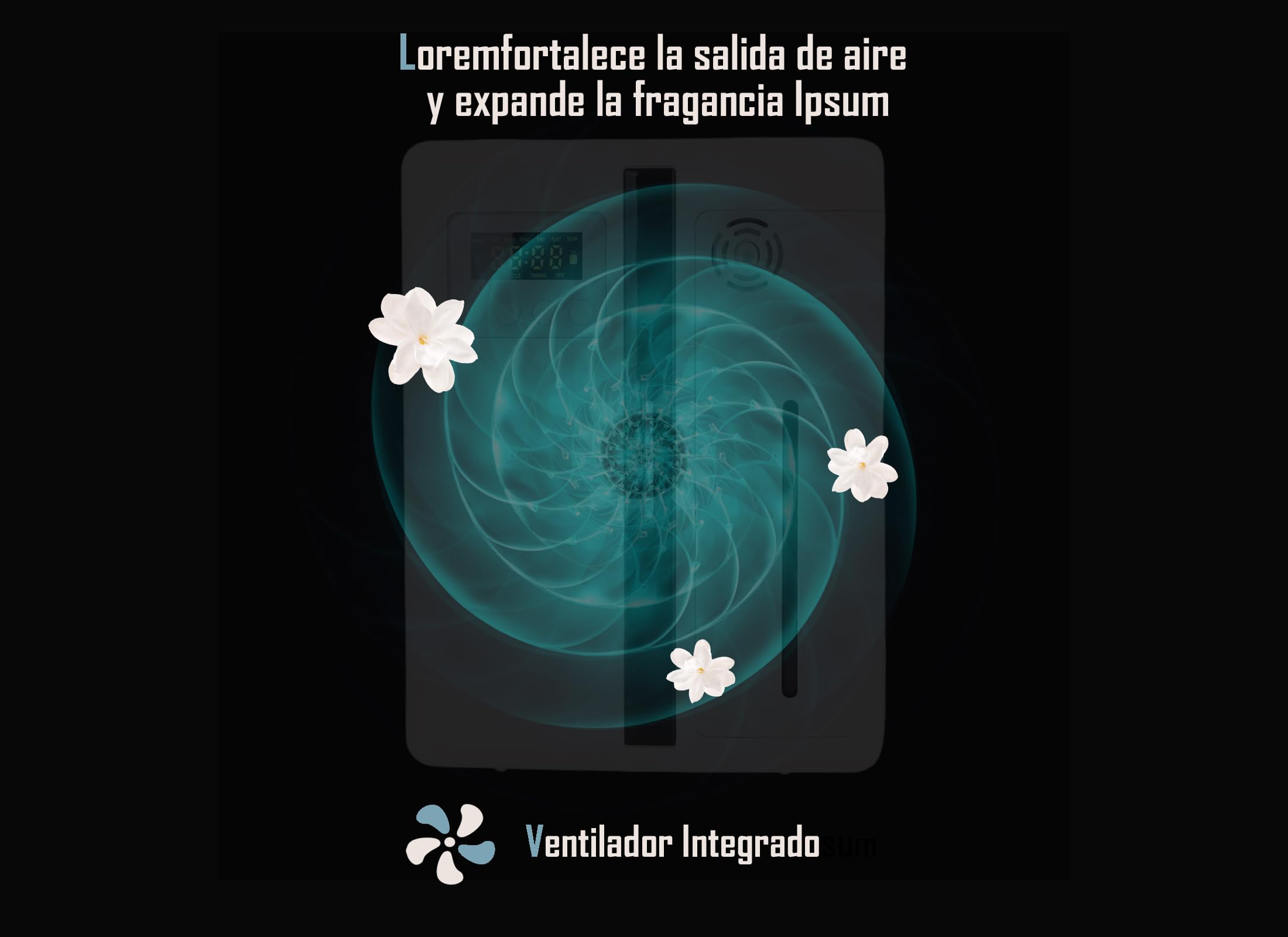 Asixxsix difusor sin agua con nebulización ultrasónica para espacios sin fragancias fuertes