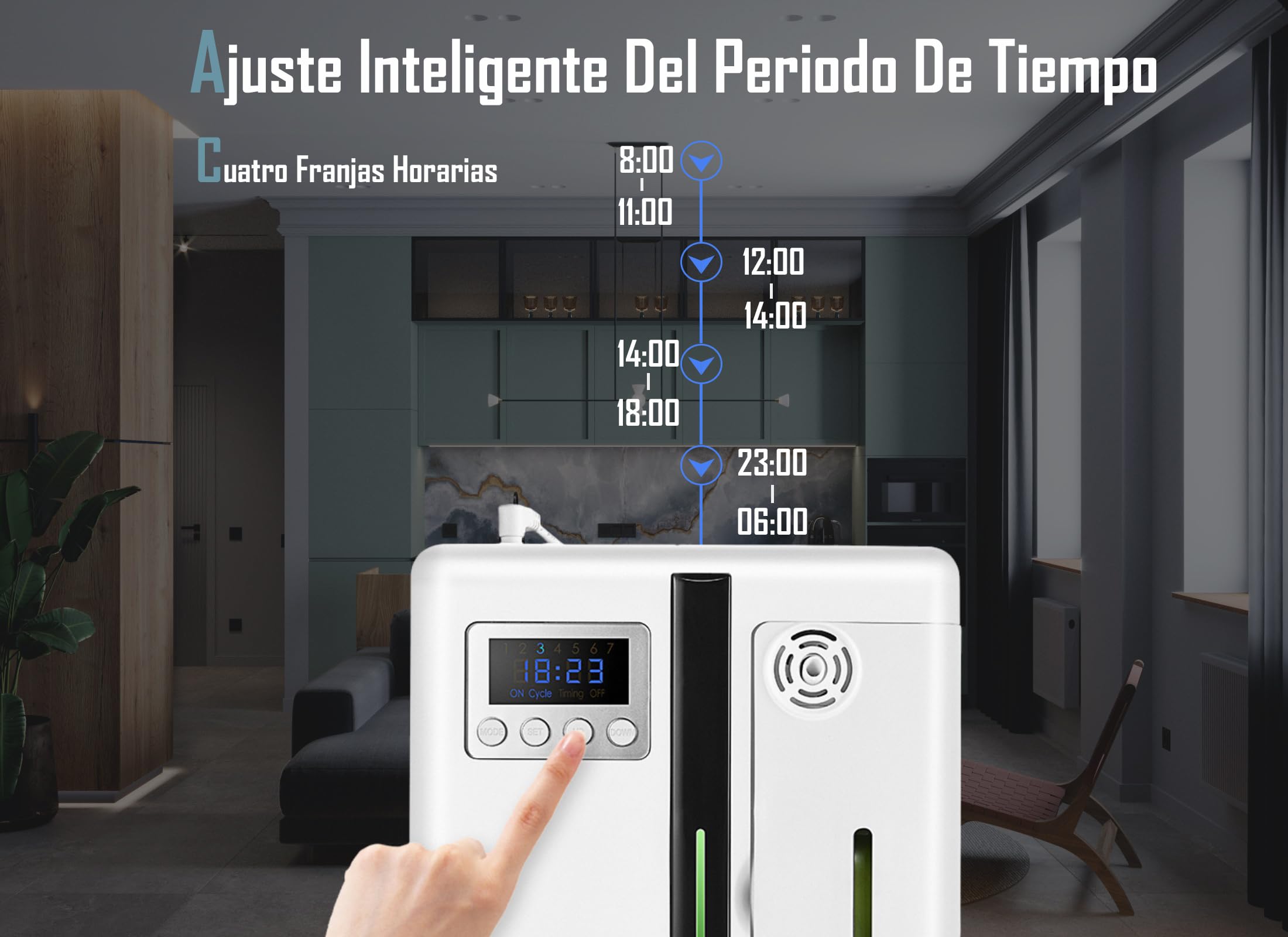 Asixxsix difusor para hogar y oficina, ideal para crear ambientes agradables