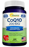 aSquared Nutrition CoQ10 cápsulas en frasco, posible apoyo a la energía diaria