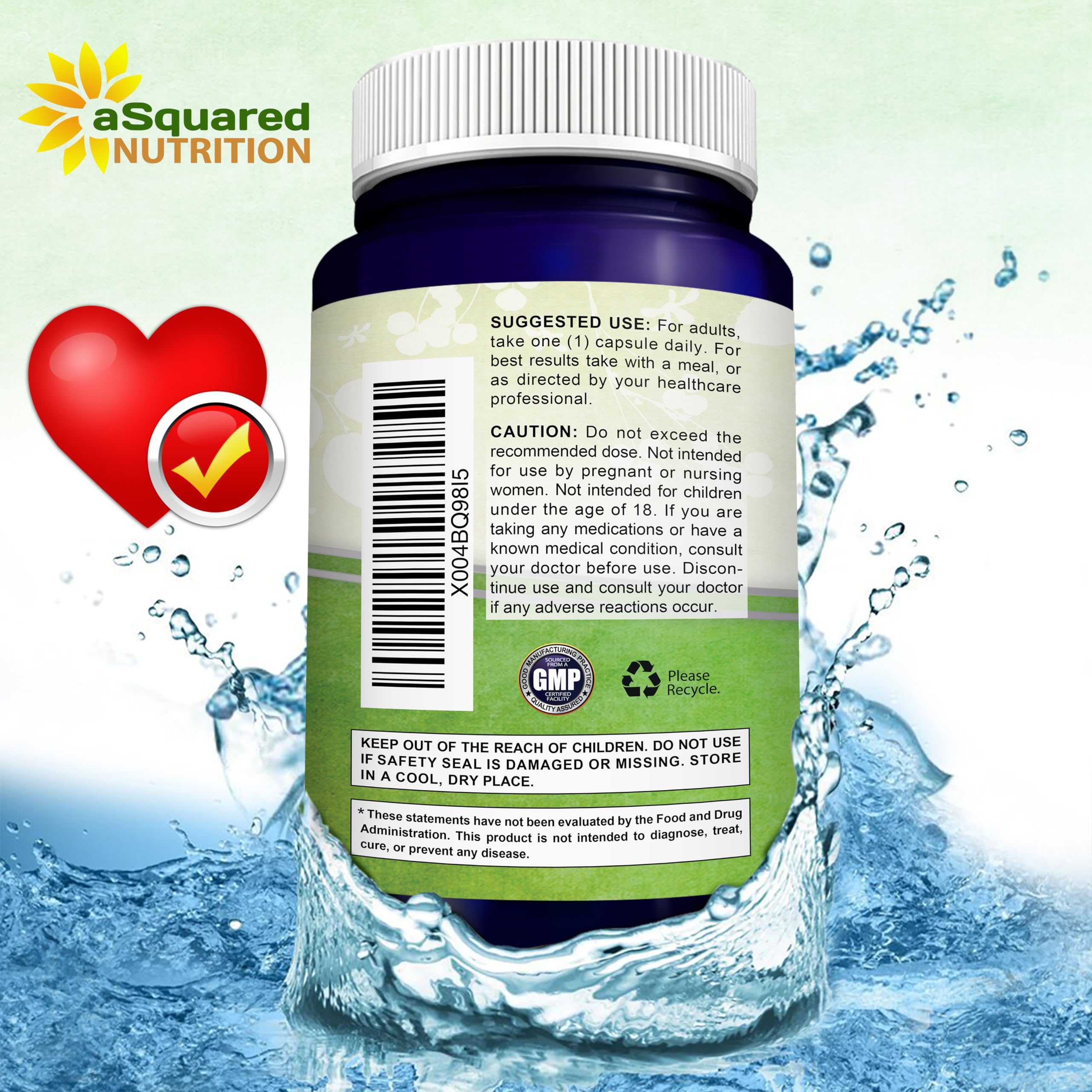 aSquared Nutrition CoQ10 uso diario para rendimiento y claridad