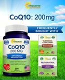 toma diaria en escena con frasco CoQ10 para apoyo energético