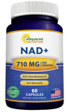 aSquared Nutrition NAD Resveratrol frasco de 60 cápsulas para energía celular