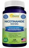 aSquared Nutrition Nicotinamida con Resveratrol en botella, posible apoyo para energía diaria