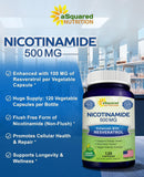 aSquared Nutrition Nicotinamida con Resveratrol, cápsulas, apoyo antioxidante diario