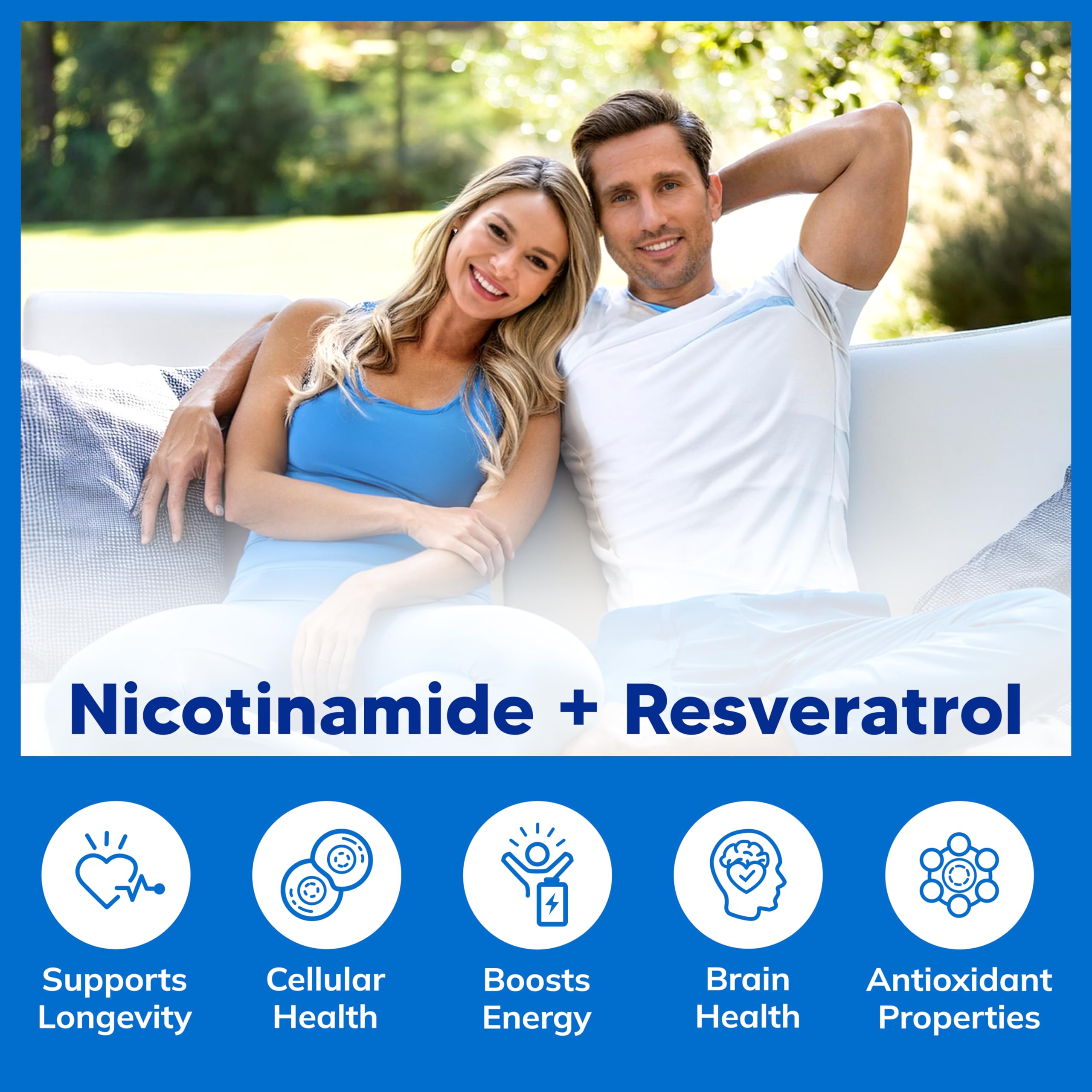 aSquared Nutrition Nicotinamida con Resveratrol, dispensador, dosificación precisa para cada toma