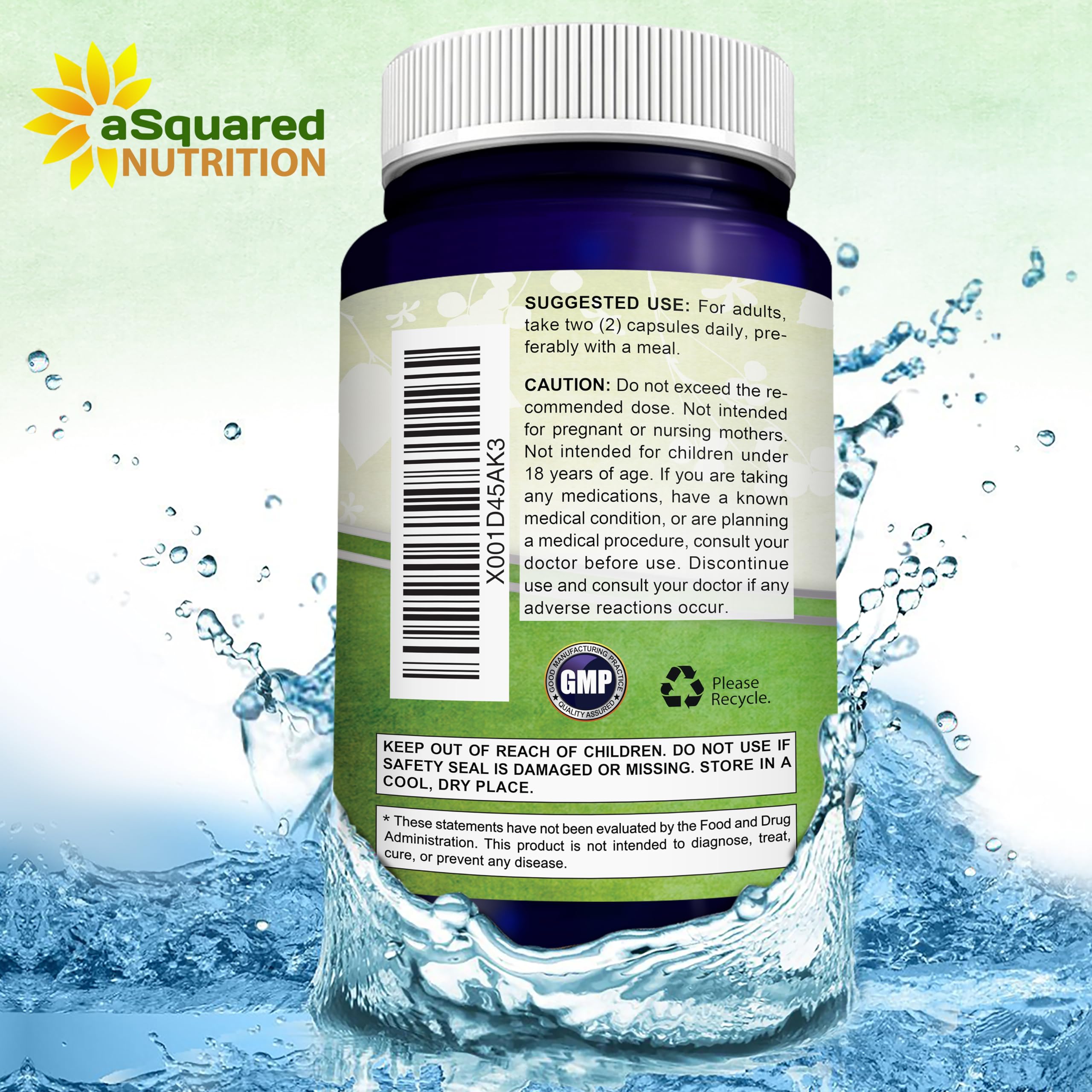aSquared Nutrition uso diario de energía sostenida y enfoque