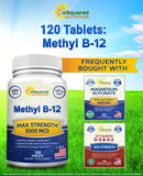 aSquared Nutrition Vitamina B12 5000 mcg, tabletas para viaje con uso práctico.