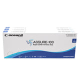 ASSURE-100 kit pruebas covid con desechables nasal facilita uso en casa.