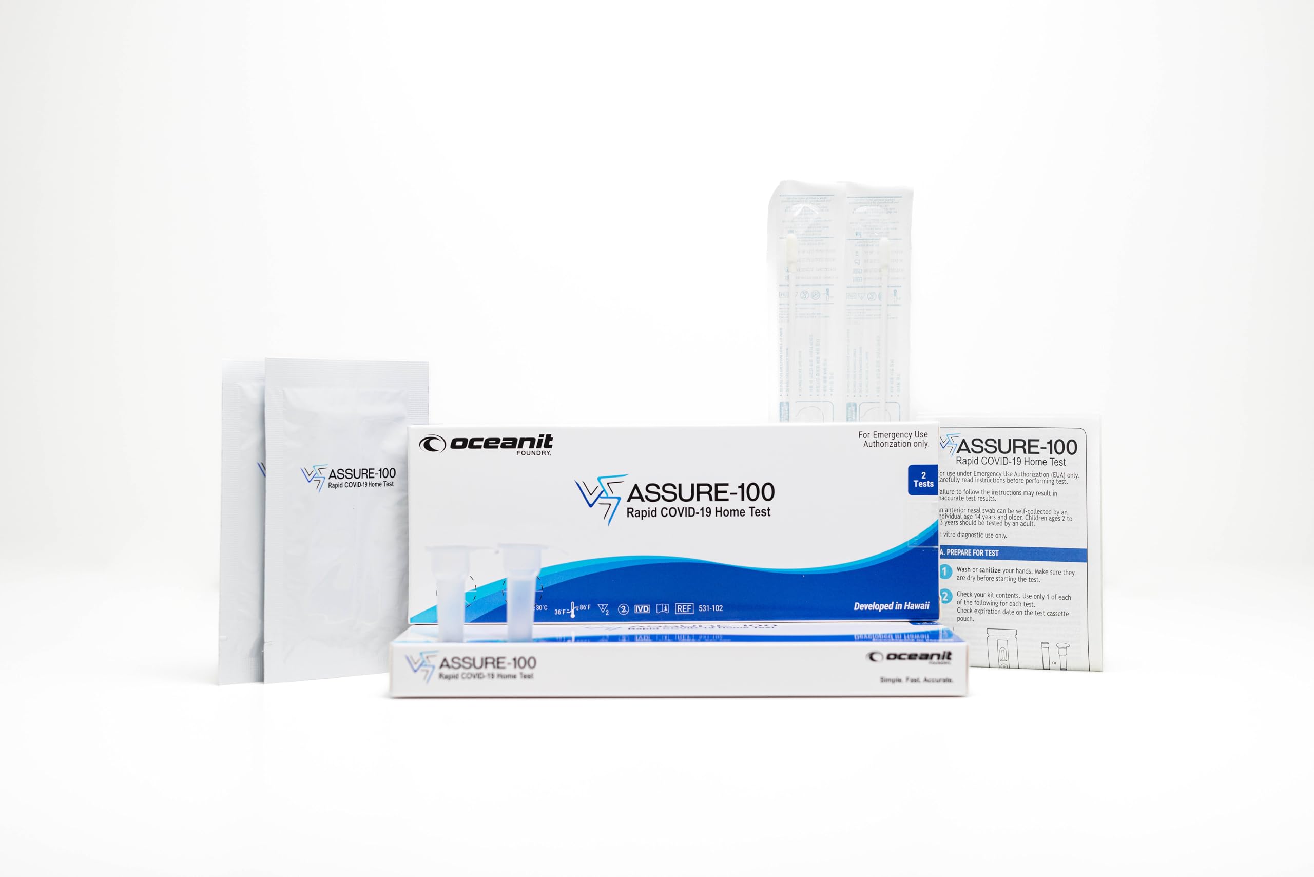 ASSURE-100 uso para edades desde 2 años con supervisión para menores.