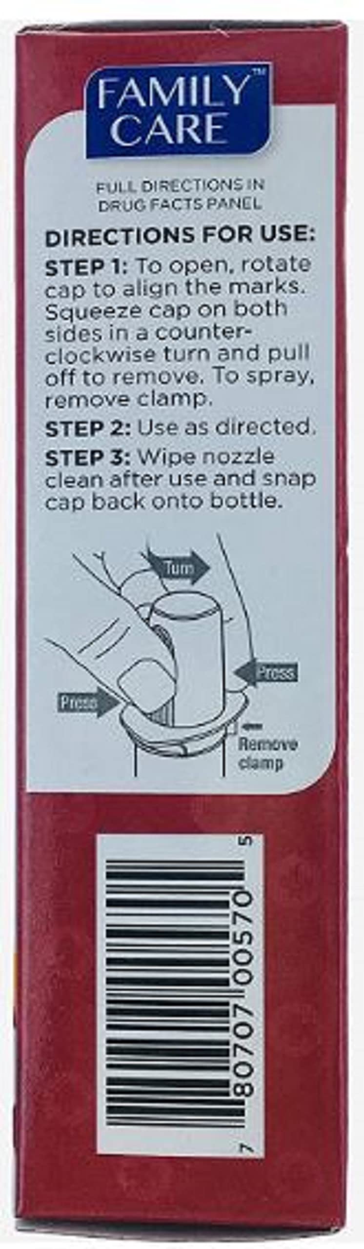 ASSURED aerosol nasal de alivio, uso con dosificador para aplicación precisa.