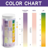 AssuTest UTI Test Strips: caja abierta mostrando tiras para uso seguro