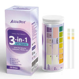AssuTest UTI Test Strips: caja y tiras listas para lectura rápida en casa