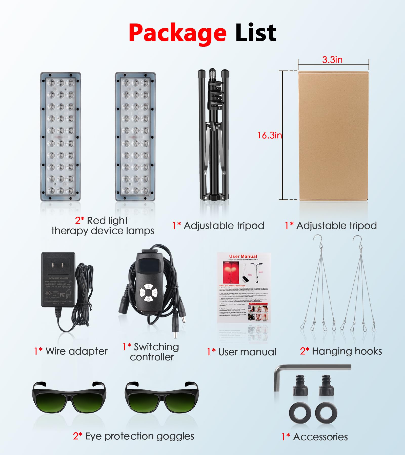 Astarexin gafas incluidas para uso facial y seguridad.