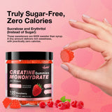 Asumtal Creatine monohidrato, empaque 120 unidades, fácil dosis para sesiones intensas.
