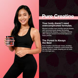 Asumtal Creatine vegan sin azúcar, opción limpia para estilo de vida activo.