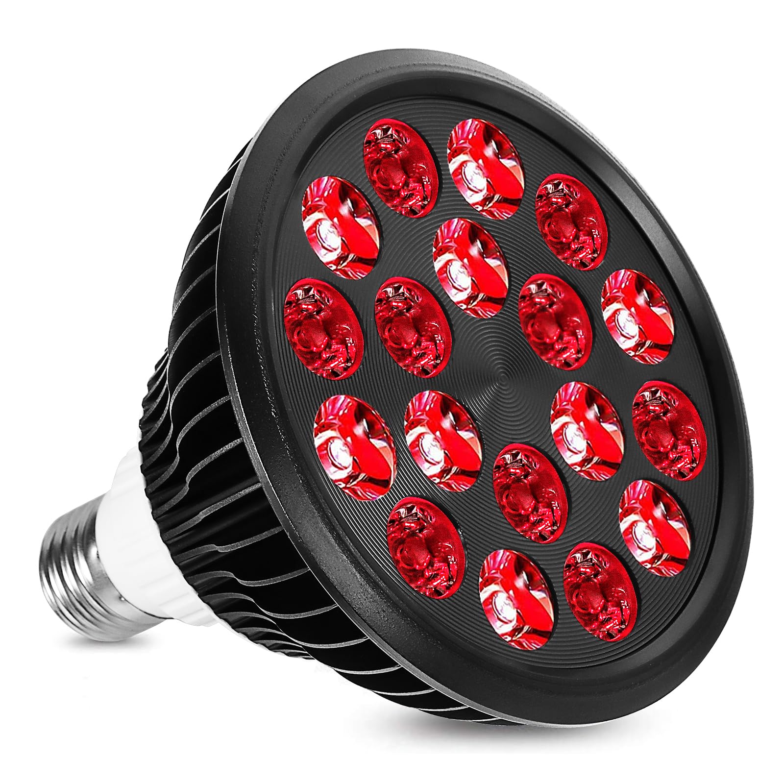 Bulbo aswaysun con luz roja 660nm e infrarroja 850nm para uso en casa.