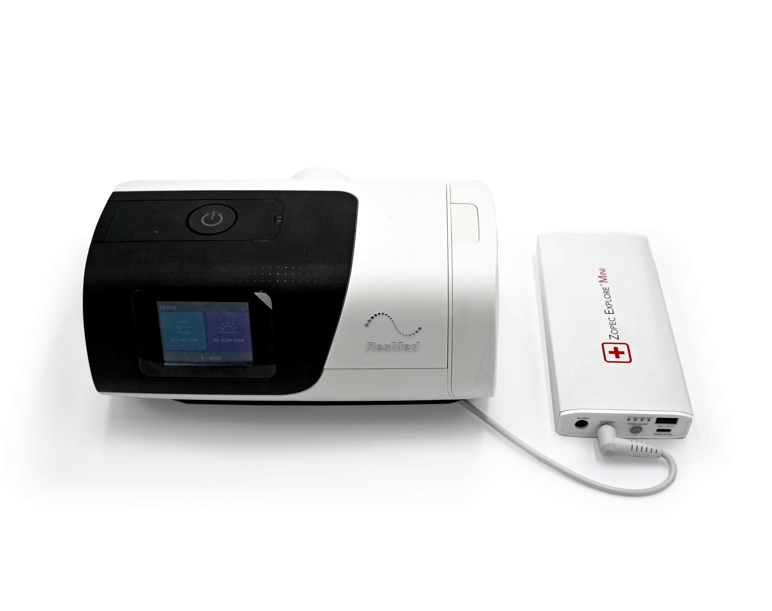 Cables ResMed incluidos para AirMini y AirSense ofrecen uso inmediato.