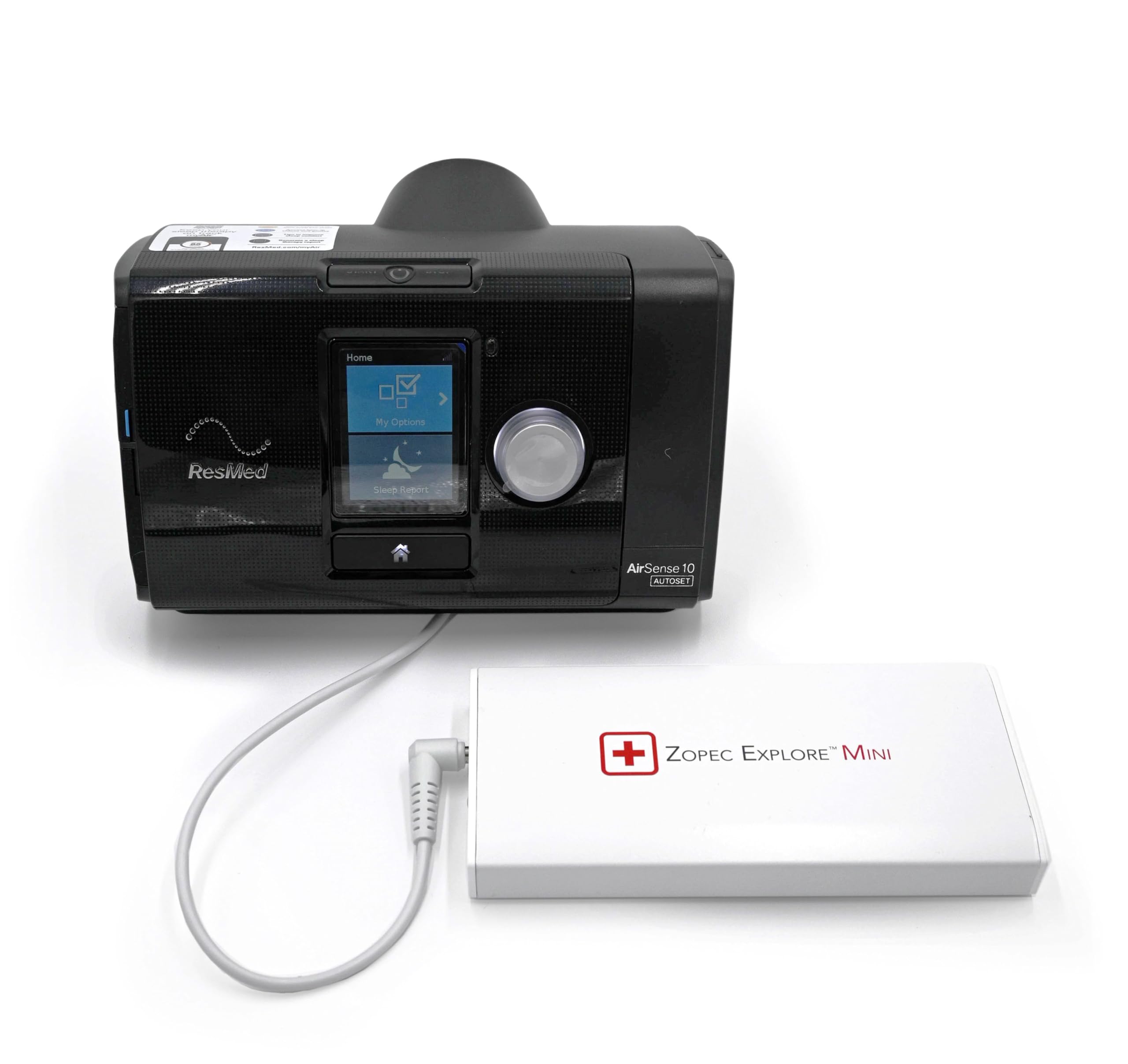 Batería Zopec Mini ofrece carga rápida vía USB-C para CPAP y dispositivos.