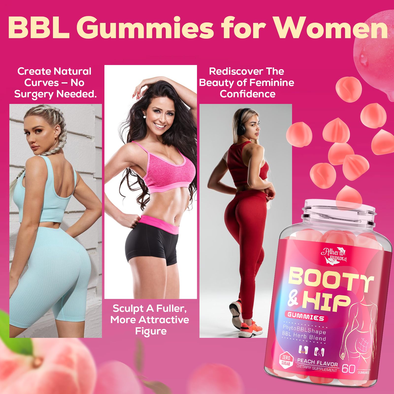 Vitaminas C y Zinc en gominolas Atherionyxora BBL.
