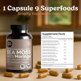 Capsulas dentro de la botella Atlantic Naturals listas para uso diario.