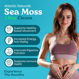 Atlantic Naturals desintoxicación de cuerpo completo con musgo marino, energizante.