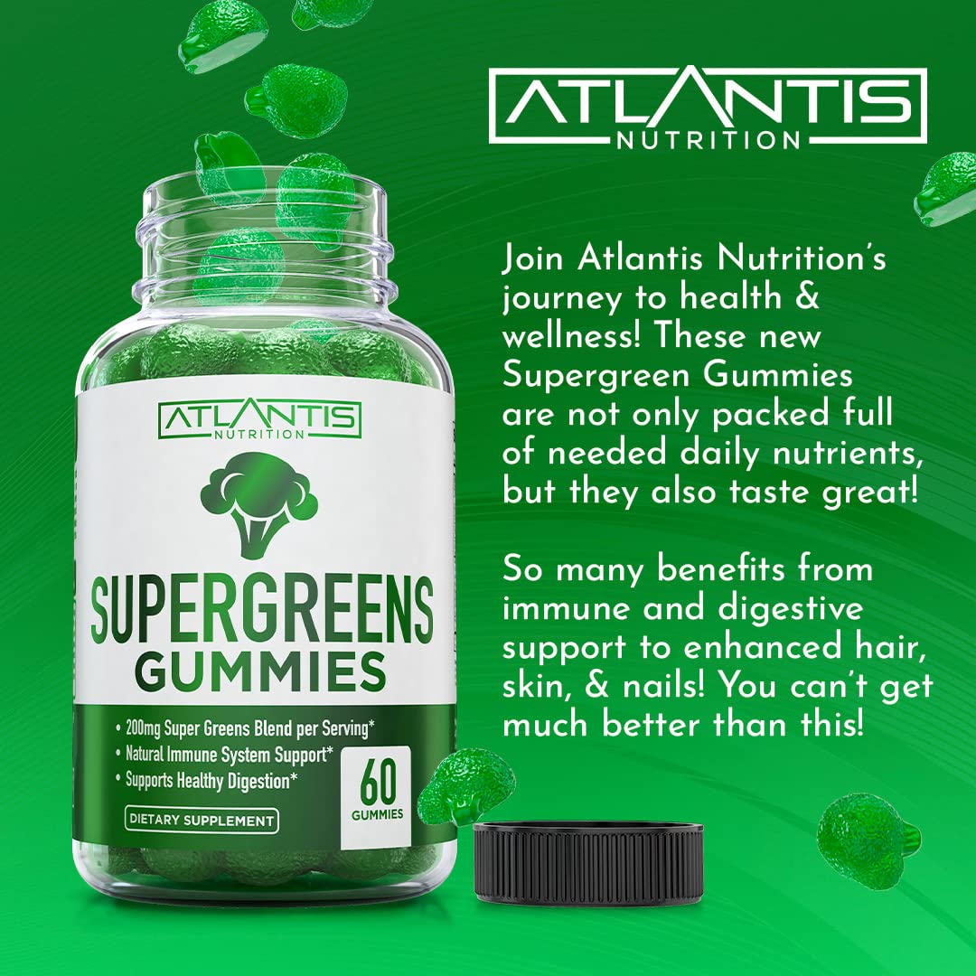 Fabricado en Estados Unidos, Atlantis Nutrition garantiza calidad y ingredientes naturales.