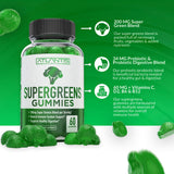 Mezcla de superalimentos de Atlantis Nutrition, muestra de 20 ingredientes para una ingesta diaria.