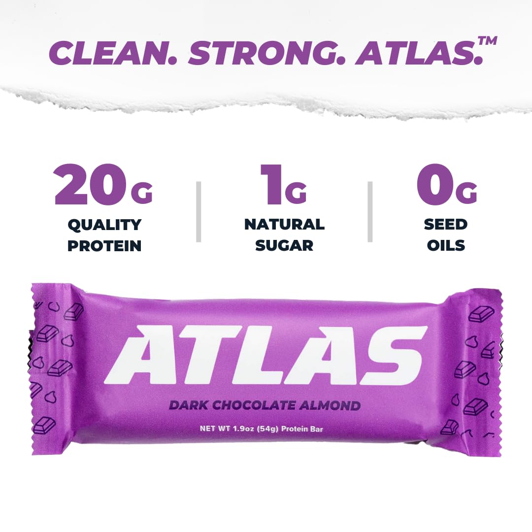 Envase de Atlas Bar 24 barras, opción conveniente para llevar