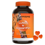 ATLEMISME Lutein Gummies envase exterior, apoyo diario para la vista